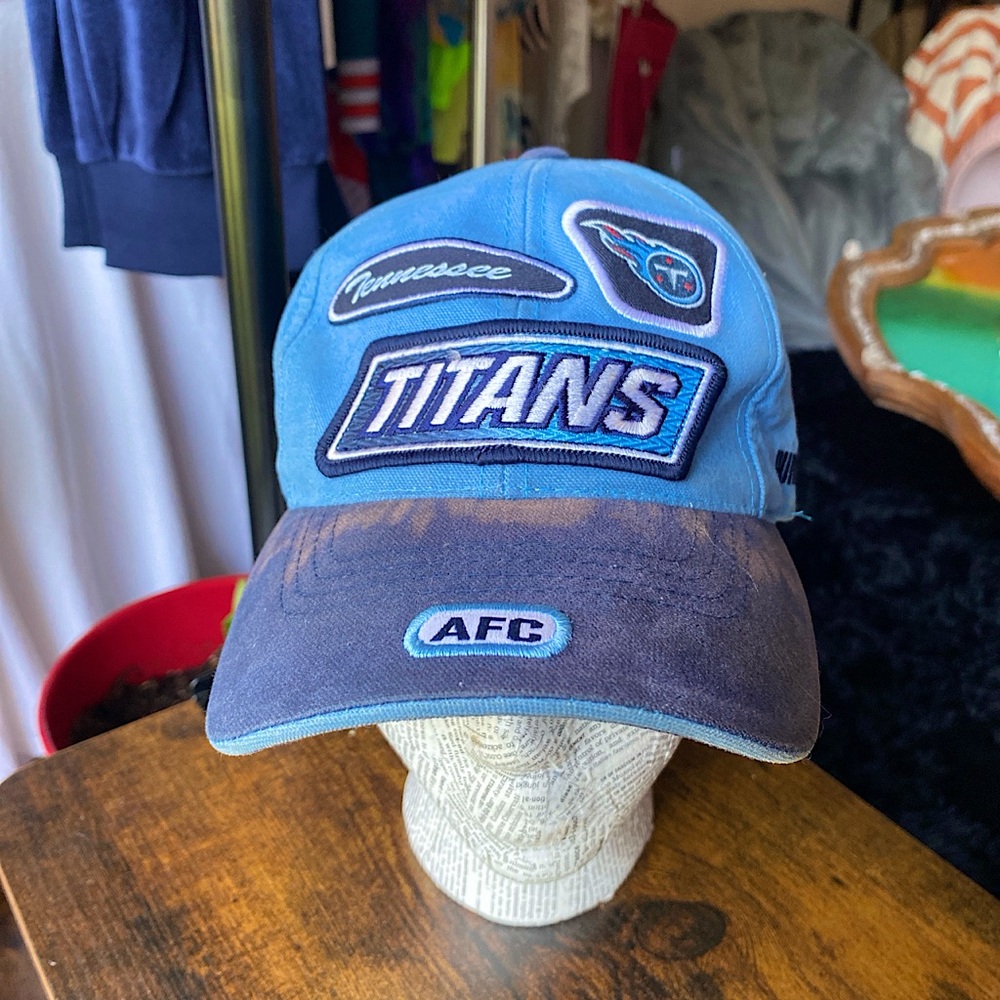 Vintage NFL TN TITANS AFC CHAMPIONS Cap